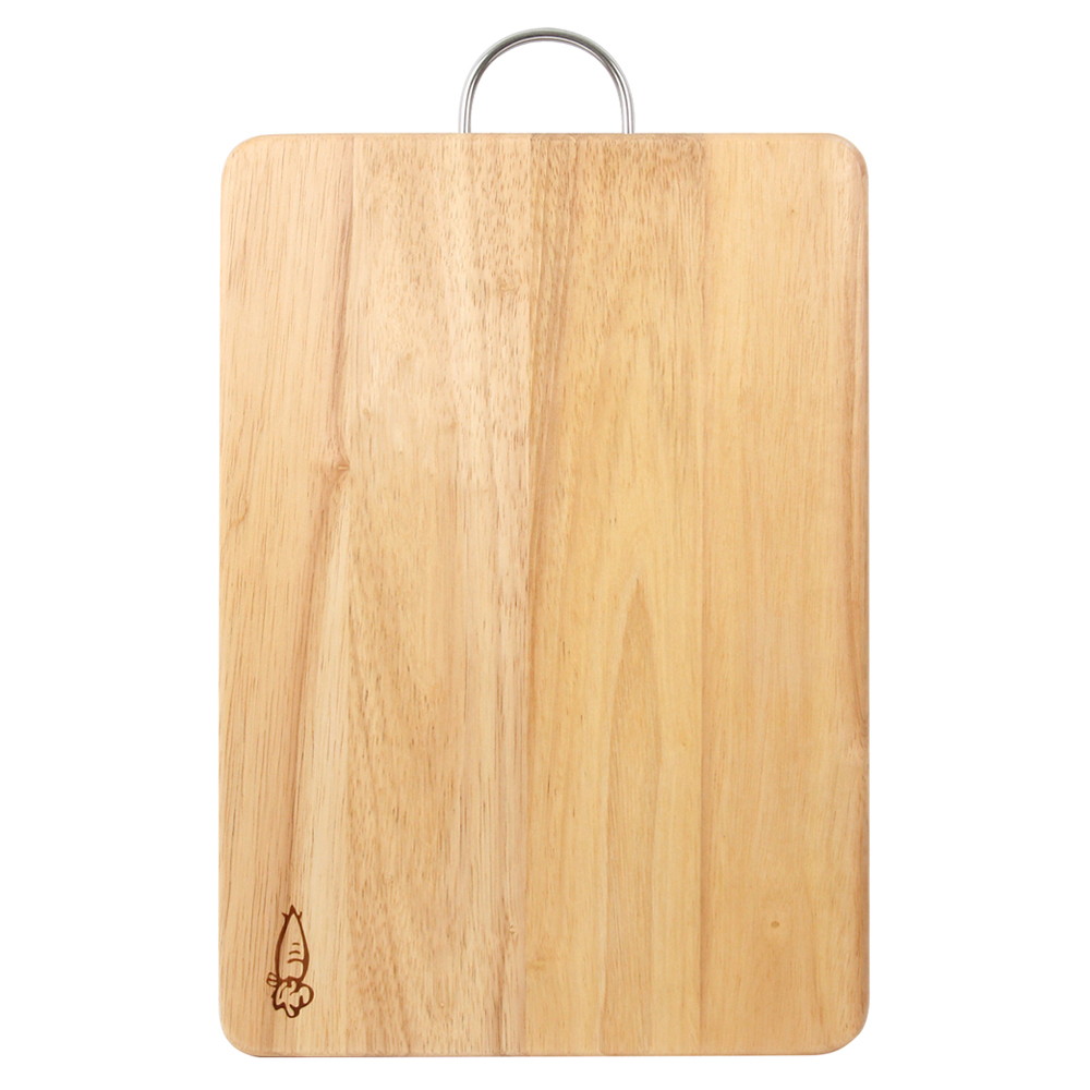 쿡차미 스텐 손잡이 원목 도마 11,500원