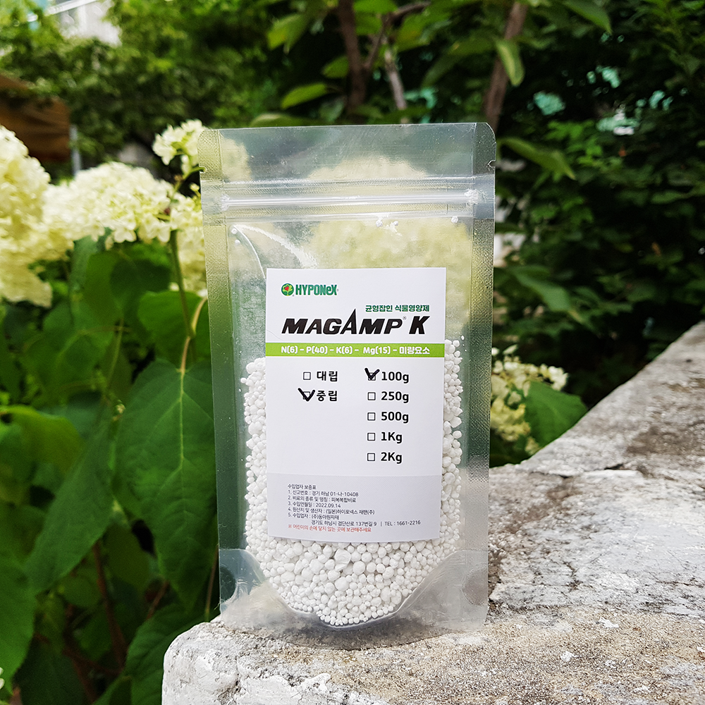 늘푸른연구소 하이포넥스 마감프K 중립 100g 250g 500g 1kg 2kg 식물영양제 난초 호접란 서양난 동양난 다육 복합 고형 분갈이 알 비료 12,500원