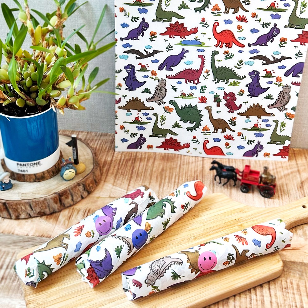 30x30 김밥 포장지 공룡 고양이 햄버거 샌드위치 디자인 식품 포장지 1000매 5000매, 1개 36,000원