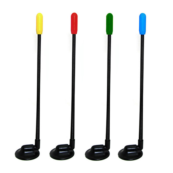 스프링 미니 안전폴대 인테리어 차량용 깃봉 초보운전 안전폴, 노랑 4,100원