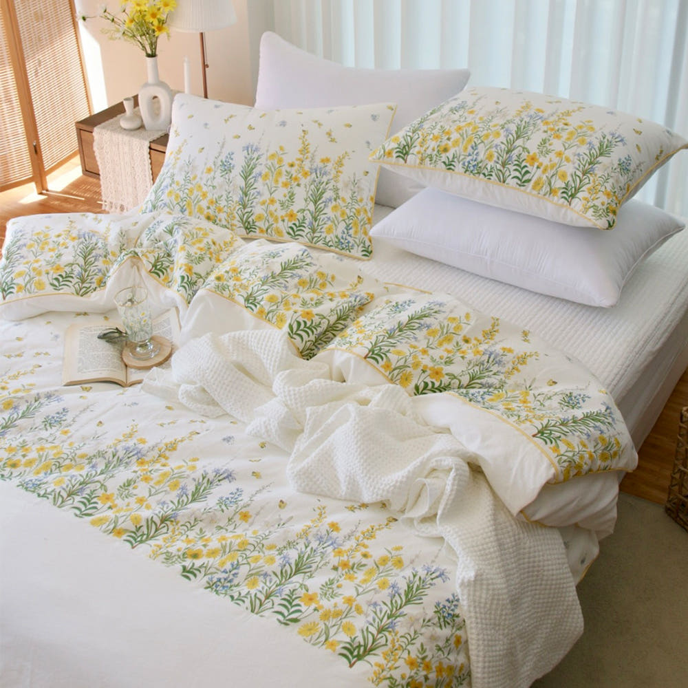 루디아홈베딩 프리지아광목 이불커버 + 목화솜 SET 79,800원