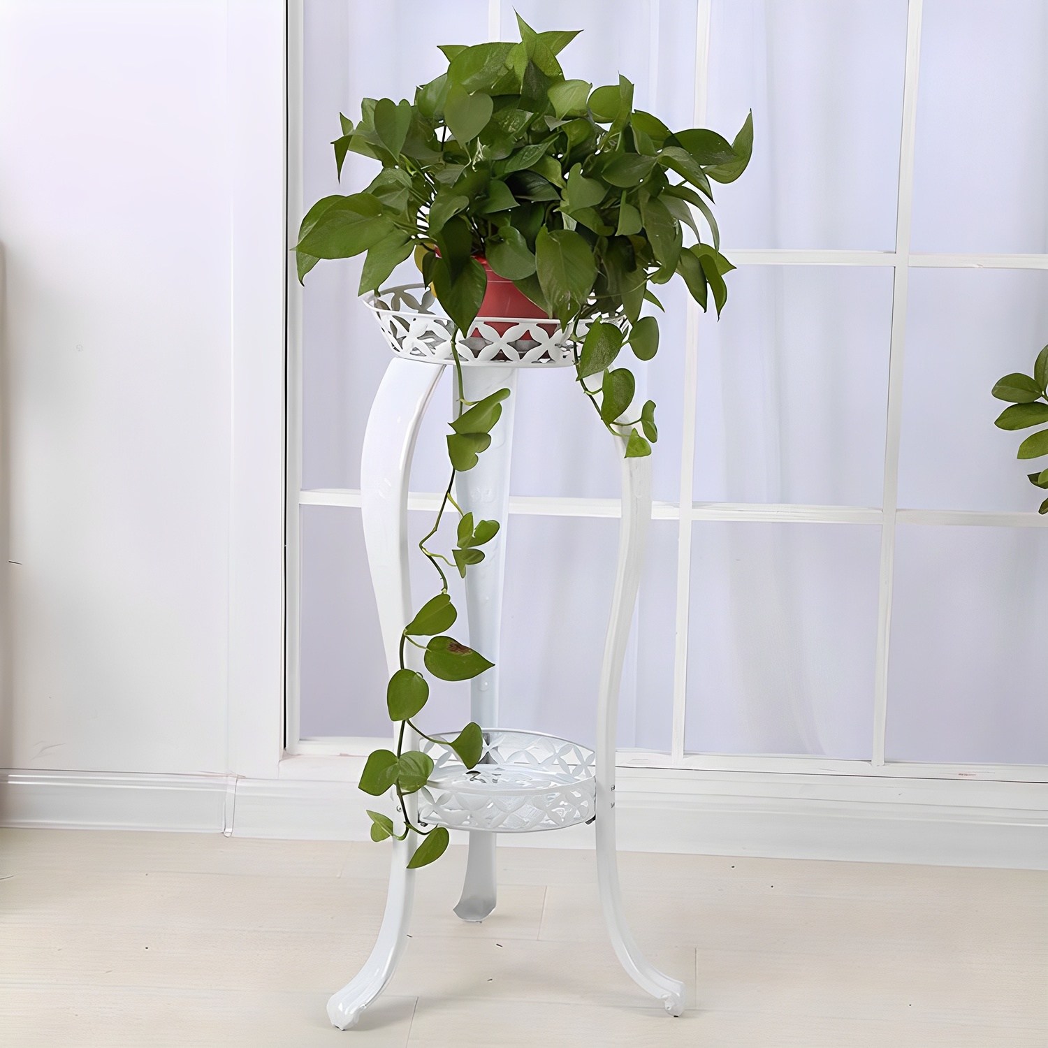 엔티크 화분랙 받침대, 화이트, 2단 14,920원