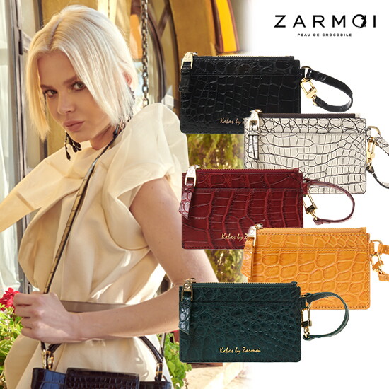 잘모이 샬롯 악어지갑 리얼 악어가죽 여성카드지갑 98,000원