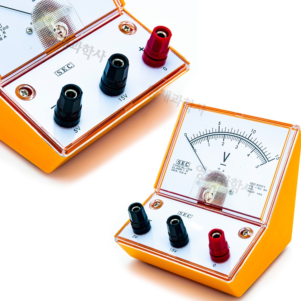 직류 전압계 1개 아날로그 측정기 과학실험키트 재료 28,000원