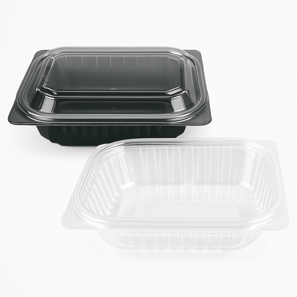샐러드용기203검정 반찬용기003검정 몸통+뚜껑, 1박스, 600개입 93,000원