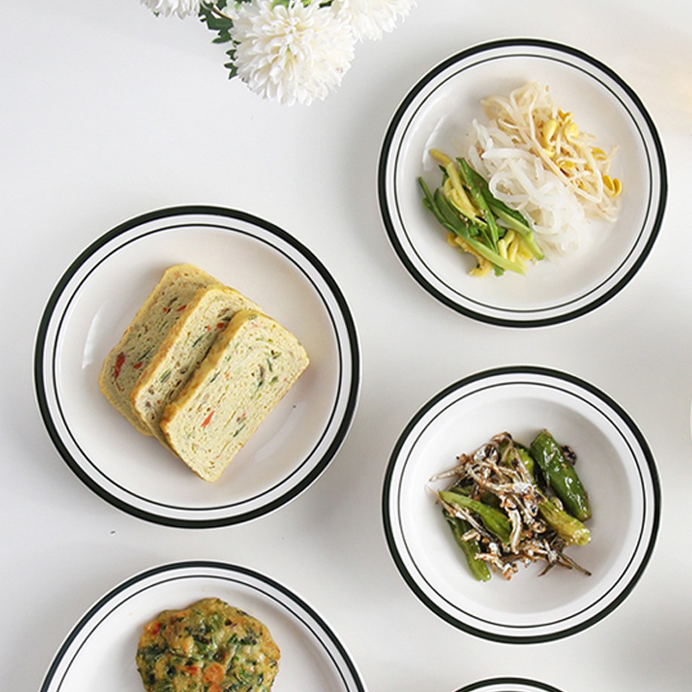 시라쿠스 뉴욕 킹스인 디저트 앞접시 세트 16cm 4p, 평접시 6인치 4p, 1세트 39,200원