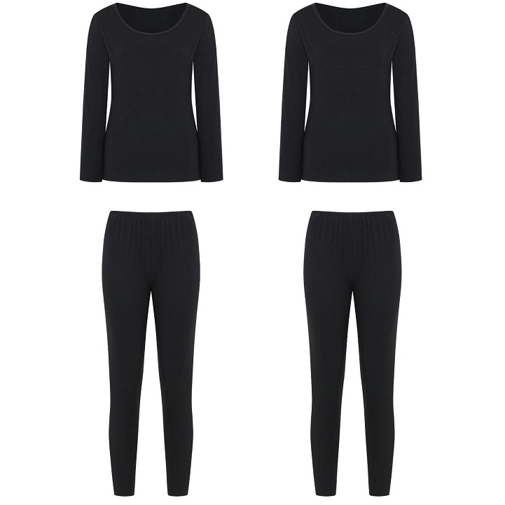 발렌티노크리스티 1+1 여성 모달 상하의 세트 발열 내복 히트웜 히트텍 내의 35,900원