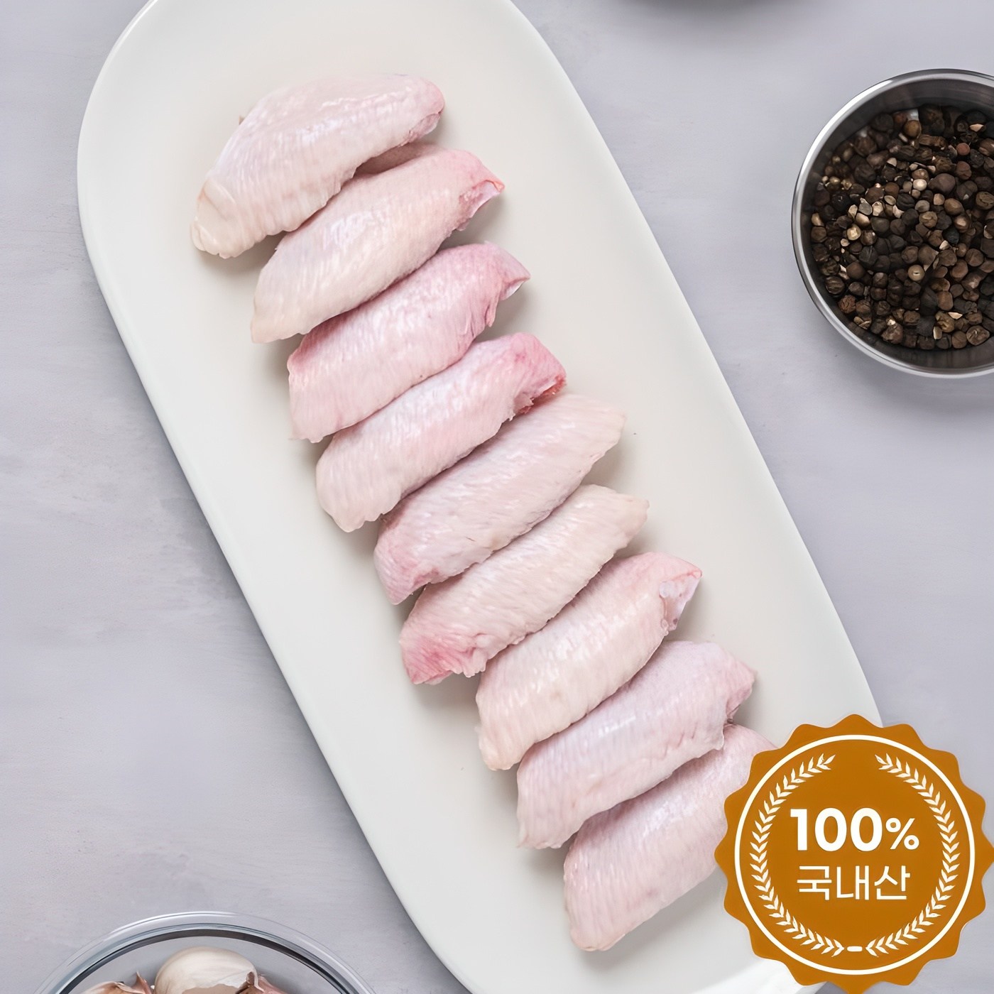 케이원푸드 냉동 국내산 닭윙 8,550원