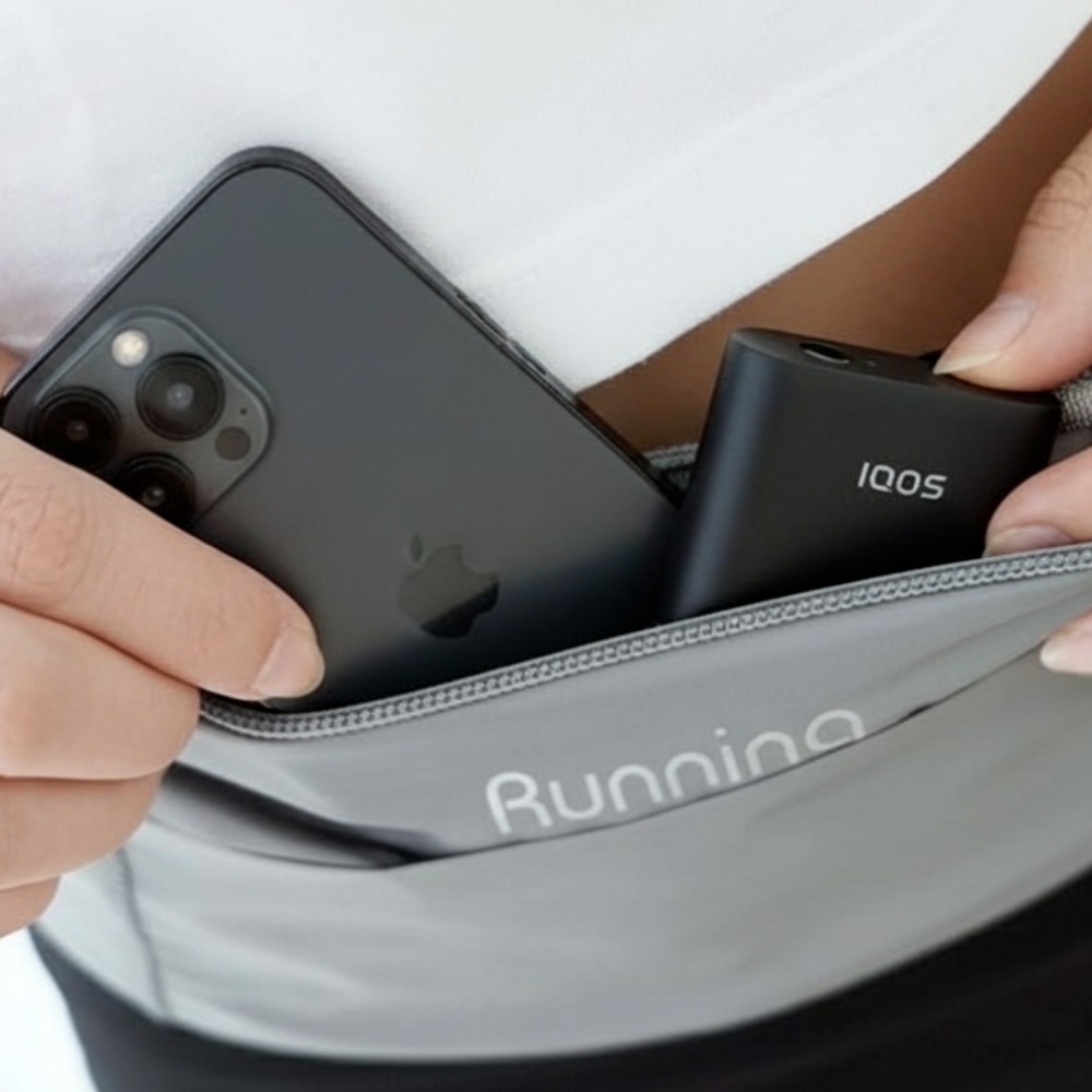 [완벽밀착]에어코어 초경량 러닝벨트 트레일러닝, 블랙, 1개 24,800원