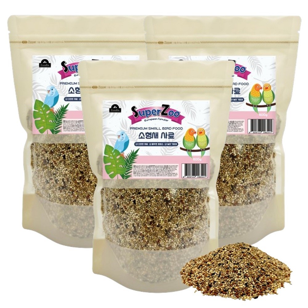 Super Zoo 슈퍼주 소형새 새모이 7,900원