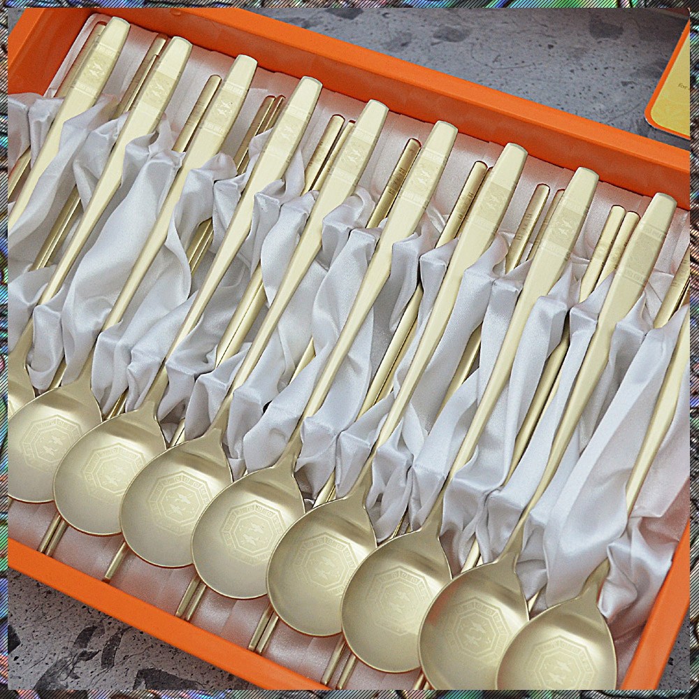 H. JIN현진 쌍학 티타늄수저 10벌세트+포장/창립기념일직원선물 첫인사시누이선물 취임식 친척결혼답례품 친척모임선물 환갑 칠순 팔순, 10개 94,000원