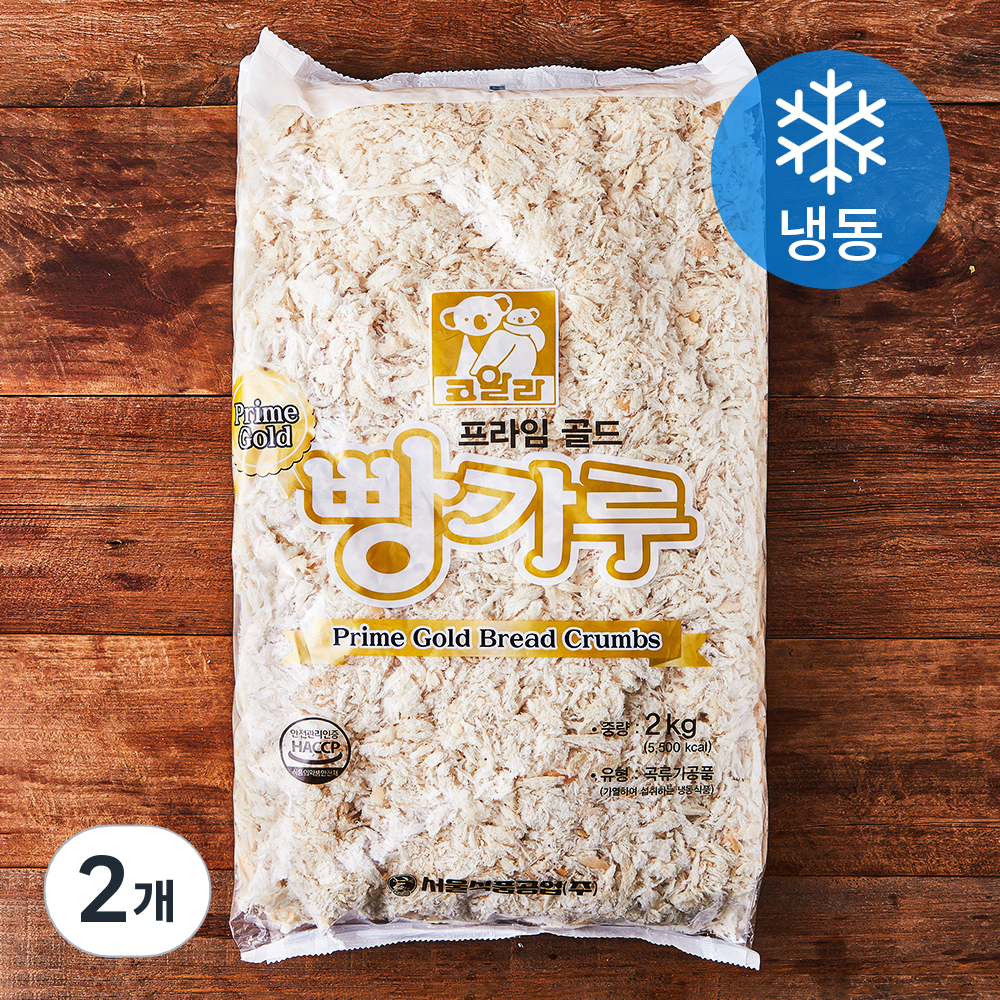 [로켓프레시] 코알라 프라임 골드 빵가루 (냉동), 2kg, 1개입, 2개 14,920원