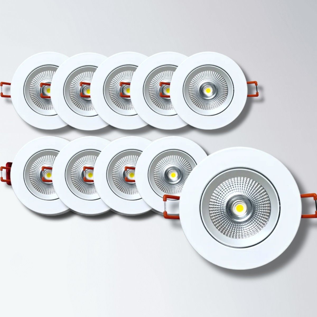 쓰리온 발명특허 LED 3인치 COB 다운라이트 8W 75mm 78,000원