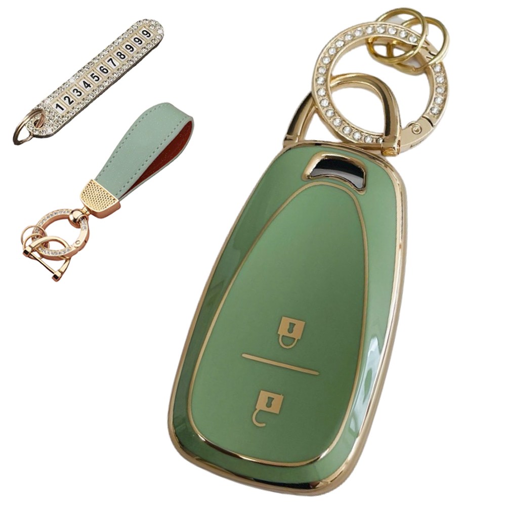 루루형제 쉐보레 호환 프리미엄 TPU 키케이스+번호키링+가죽스트랩 세트 19,190원