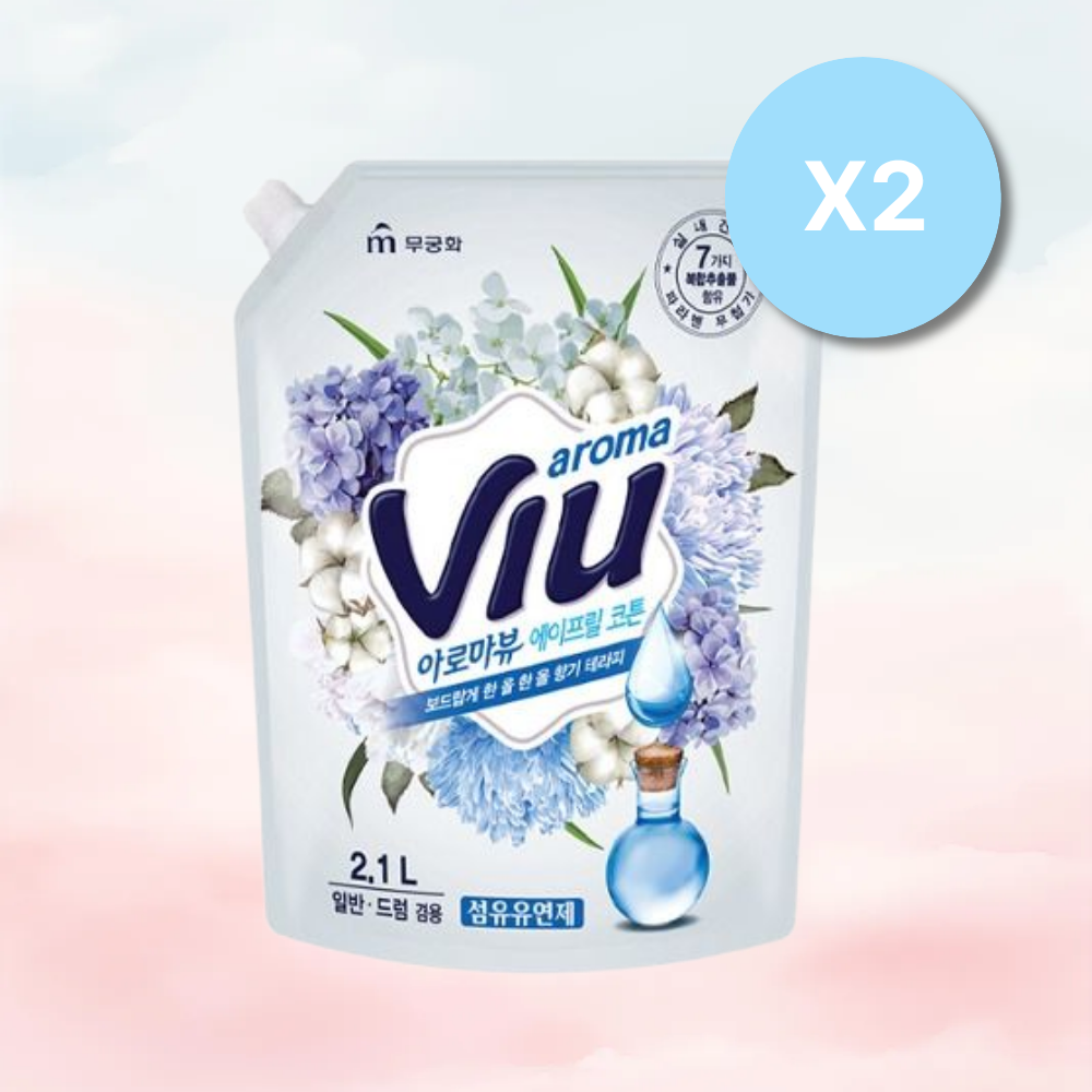 무궁화 섬유유연제 아로마뷰 딜라이트 미모사 2.1L+2.1L 8,700원