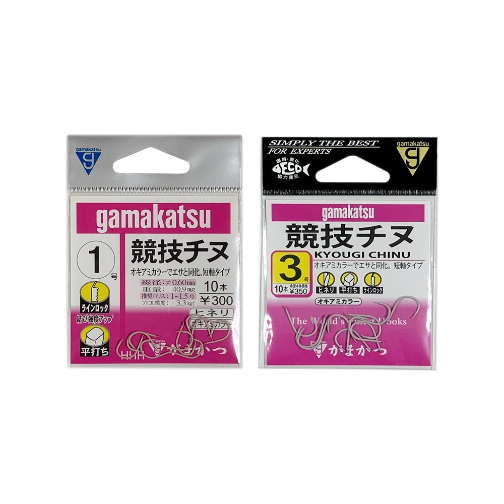 가마가츠 경기치누 핑크 감성돔 바늘 66709 지누 3,350원