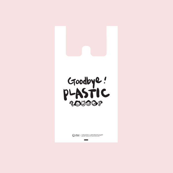 굿바이 플라스틱 손잡이봉투 [대] 23(M8) x 49 100장 리그라운드 생분해 비닐봉투 21,400원