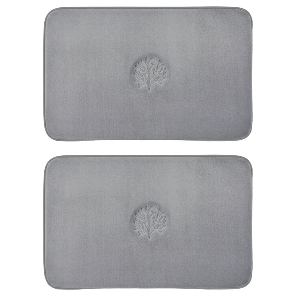 숲과사람들 프리미엄 메모리폼 극세사 발매트 2종 세트, 그레이 19,900원