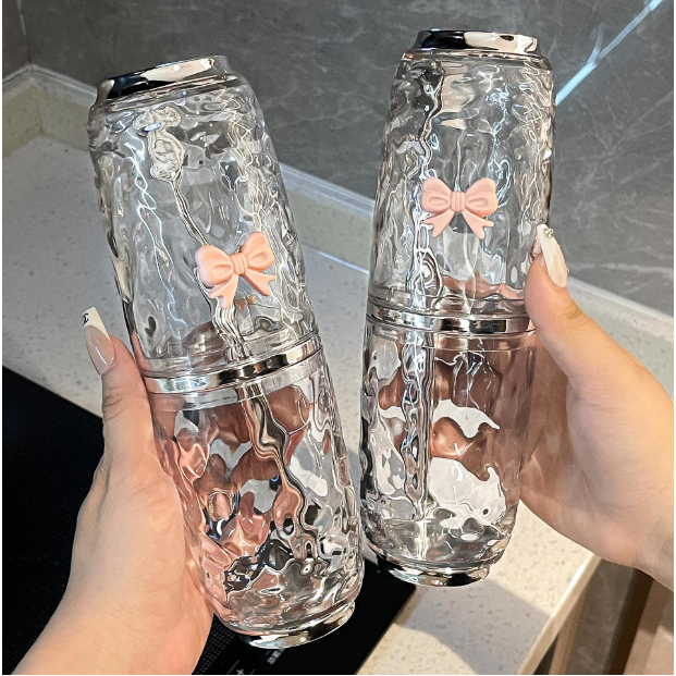 체리닷컴 귀여운 모던 휴대용 양치통 칫솔케이스, 1개, 투명 리본1+1 16,050원