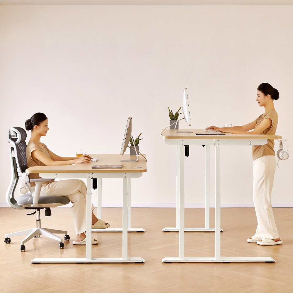 아우스 GE03 코너형 전동모션데스크 책상 700폭 25mm상판 듀얼모터모션데스크 쿼드형 전동 모션데스크 컴퓨터책상 378,000원