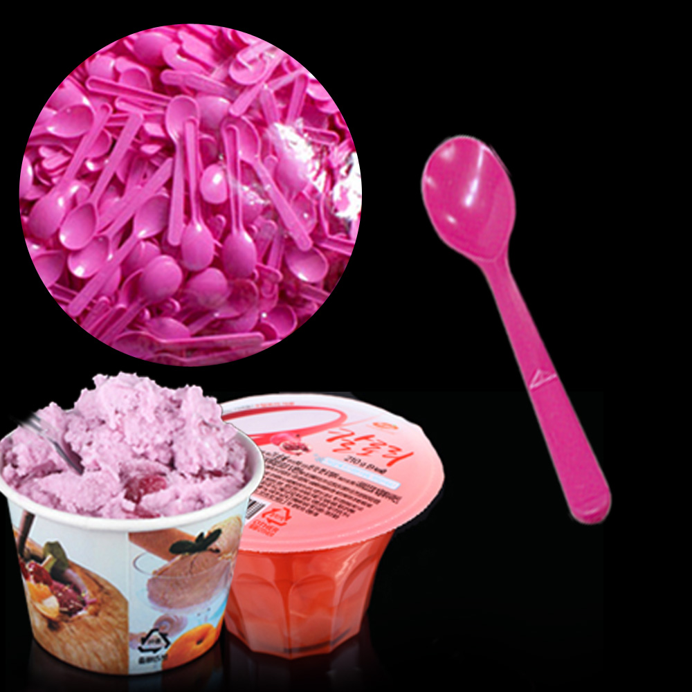 국산 아이스크림스푼 아이스크림수저 /핑크/대12cm/벌크/500개1봉무료 /일회용스푼 빙수수저 빙수스푼 일회용수저 시식용수저 시식용스푼 미니스푼 미니수저 플라스틱스푼 플라스틱수저 12,900원