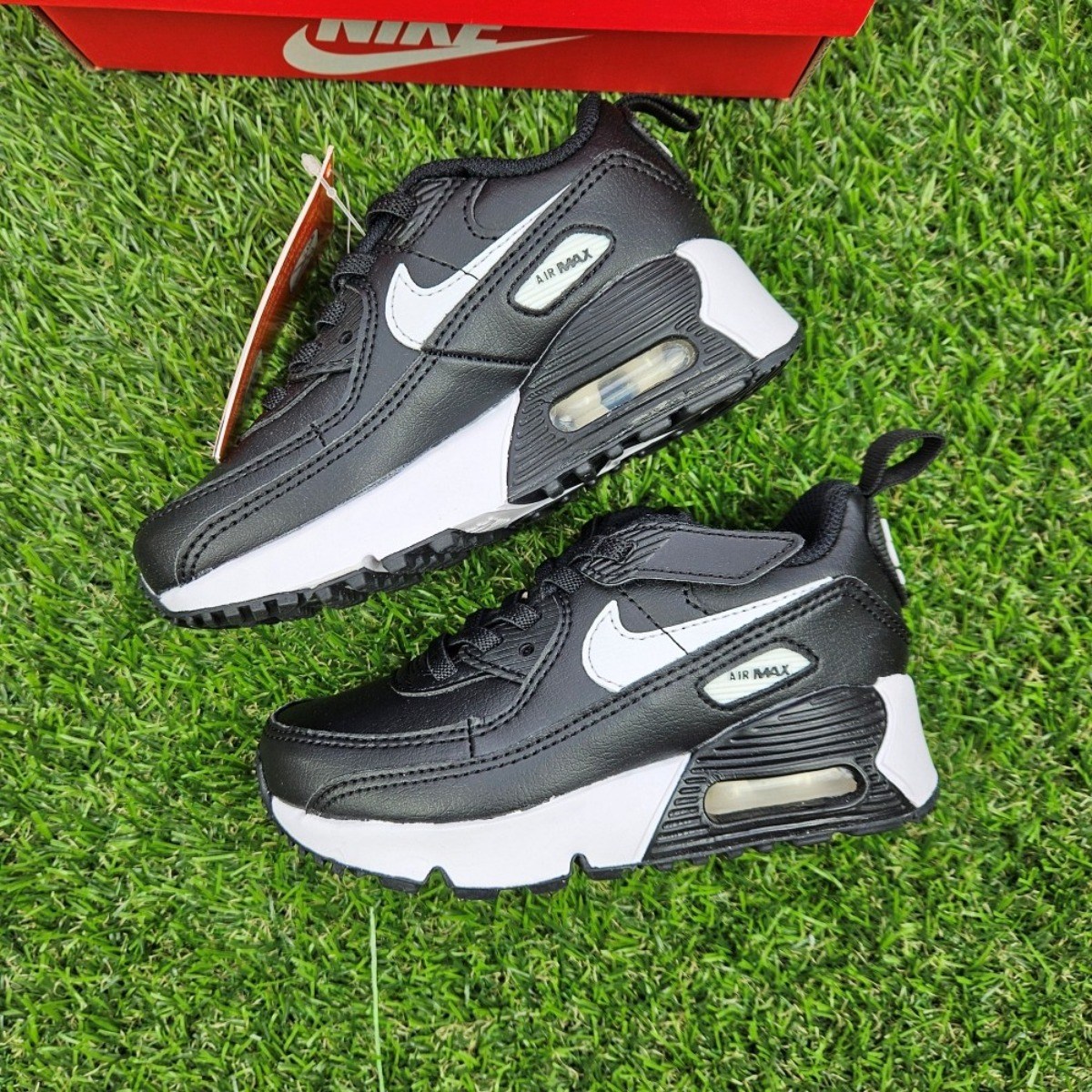 나이키 에어맥스90 이지온 블랙 키즈 베이비 주니어 아기 유아 어린이 신기편한 신발 아동화 43,900원