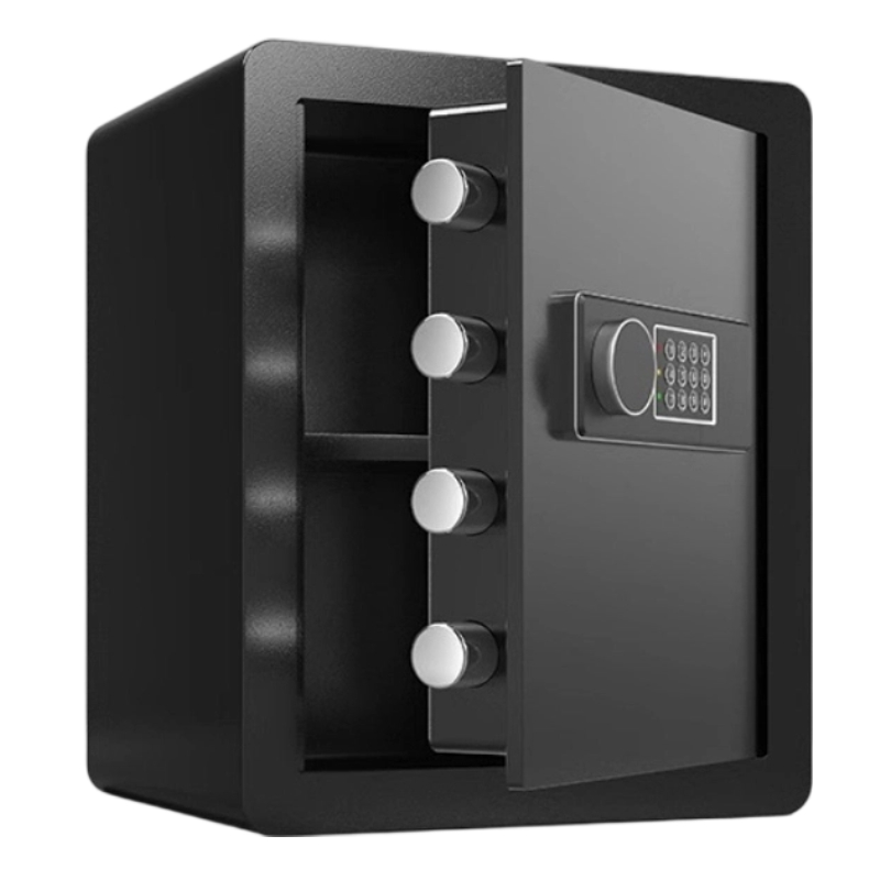 대형 금고 가정용 스마트 디지털 금고 비밀번호 열쇠 사무용금고 인테리어 개인금고 36*31.5*40cm, 블랙 131,800원