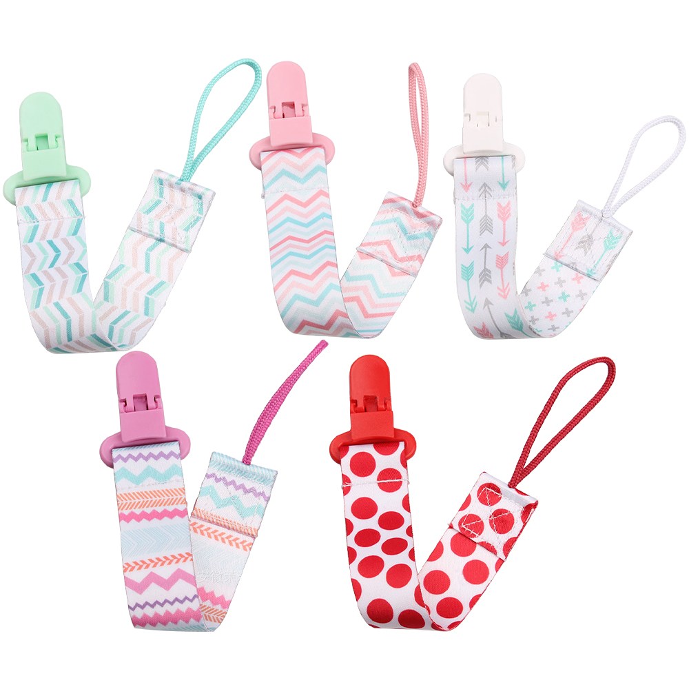 BUZOO 젖꼭지 걸이끈 장난감 집게 걸이끈, 5개, 스타일A 12,800원