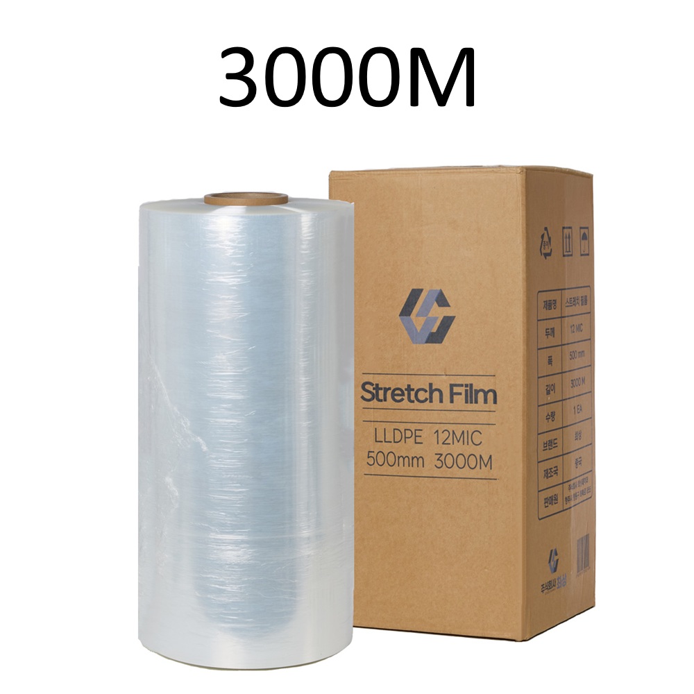 최상 스트레치필름 12mic 500mm 3000M 자동랩 기계랩, 1개, 투명 62,450원