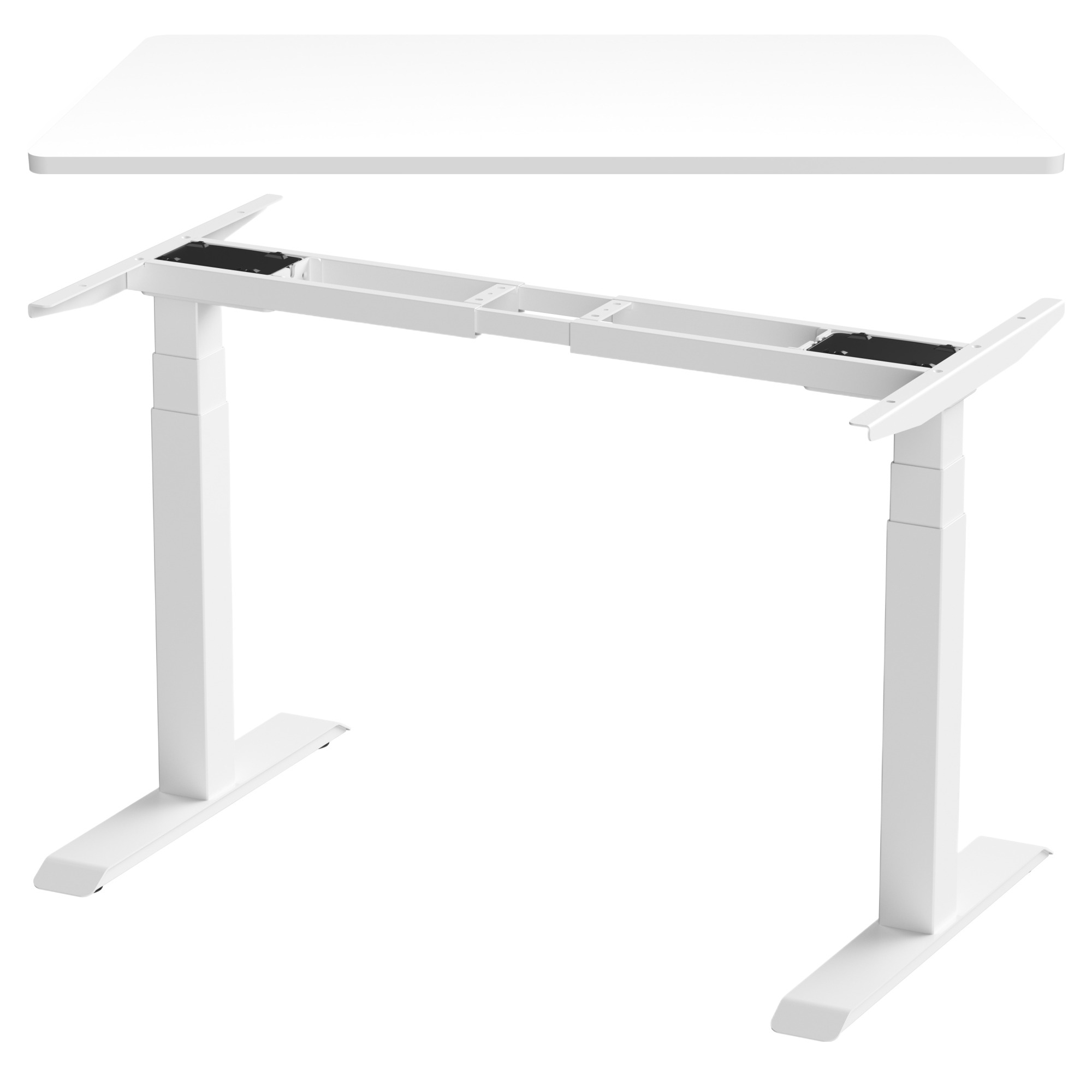 덱스탑 스마트 모션데스크 PRO 2.0 상판 1200 + 듀얼모터 3단 프레임 세트 방문설치, 화이트 398,500원