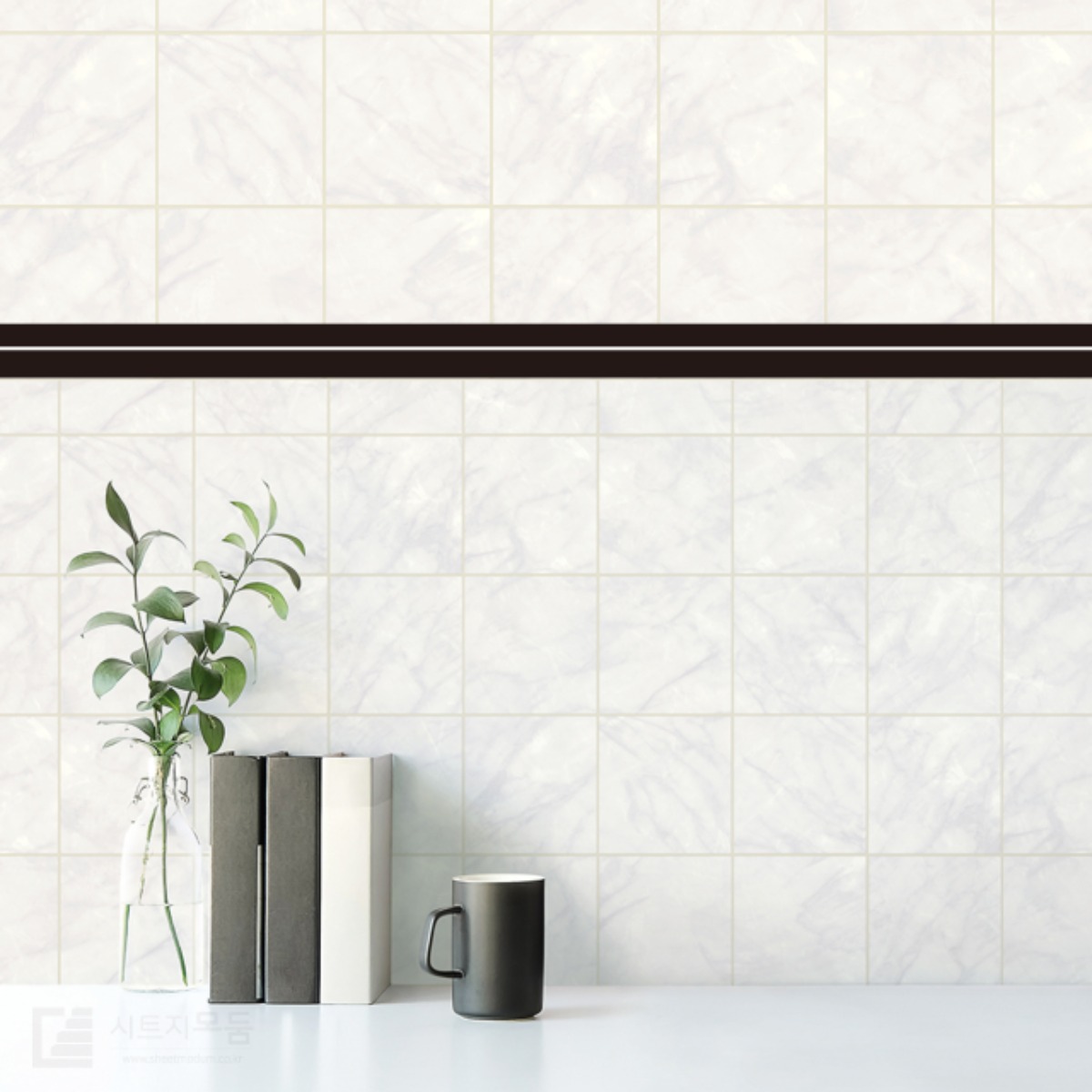 주방 욕실 대리석 타일 발포 시트지 HDC-438 40,500원