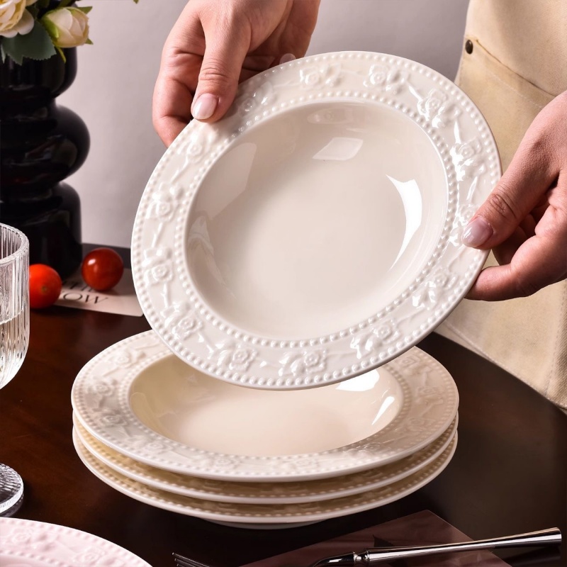 니치유 예쁜 파스타접시 샐러드 접시 가정용 심플 빈티지 식기세트 15,800원