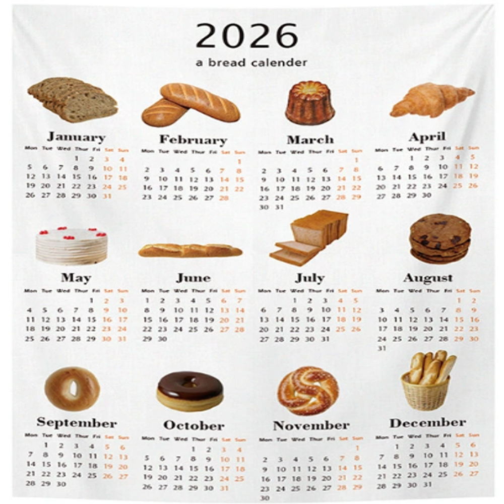 라플렌느 벽걸이형 달력 태피스트리, 디저트16 9,900원