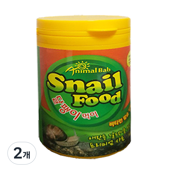 애니멀밥 달팽이 비타민 사료, 2개 8,900원
