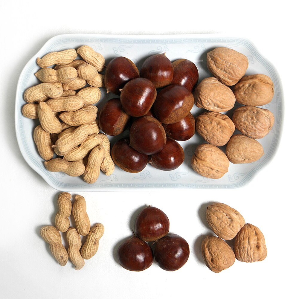 정월대보름 부럼세트 볶음피땅콩 500g + 국내산알밤 300g + 피호두 300g 어린이집 유치원 인기제품 쪽빛누리, 1개 12,650원