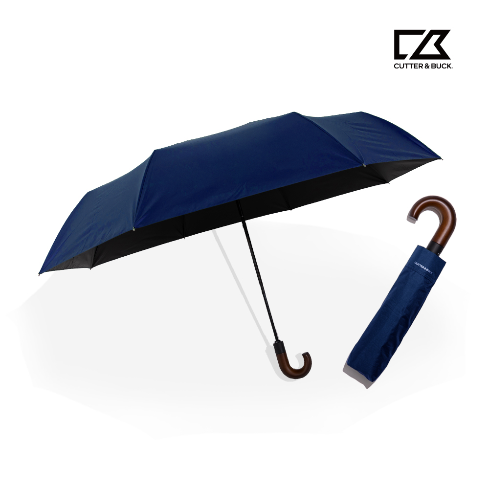 [커터앤벅] 3단 곡자 완자동 우드핸들 암막 우산(자외선차단99%) 24,900원