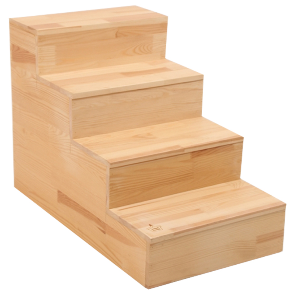 이너피스 원목 4단 강아지 계단 펫스텝 C, 1개, 현재가 102,000원