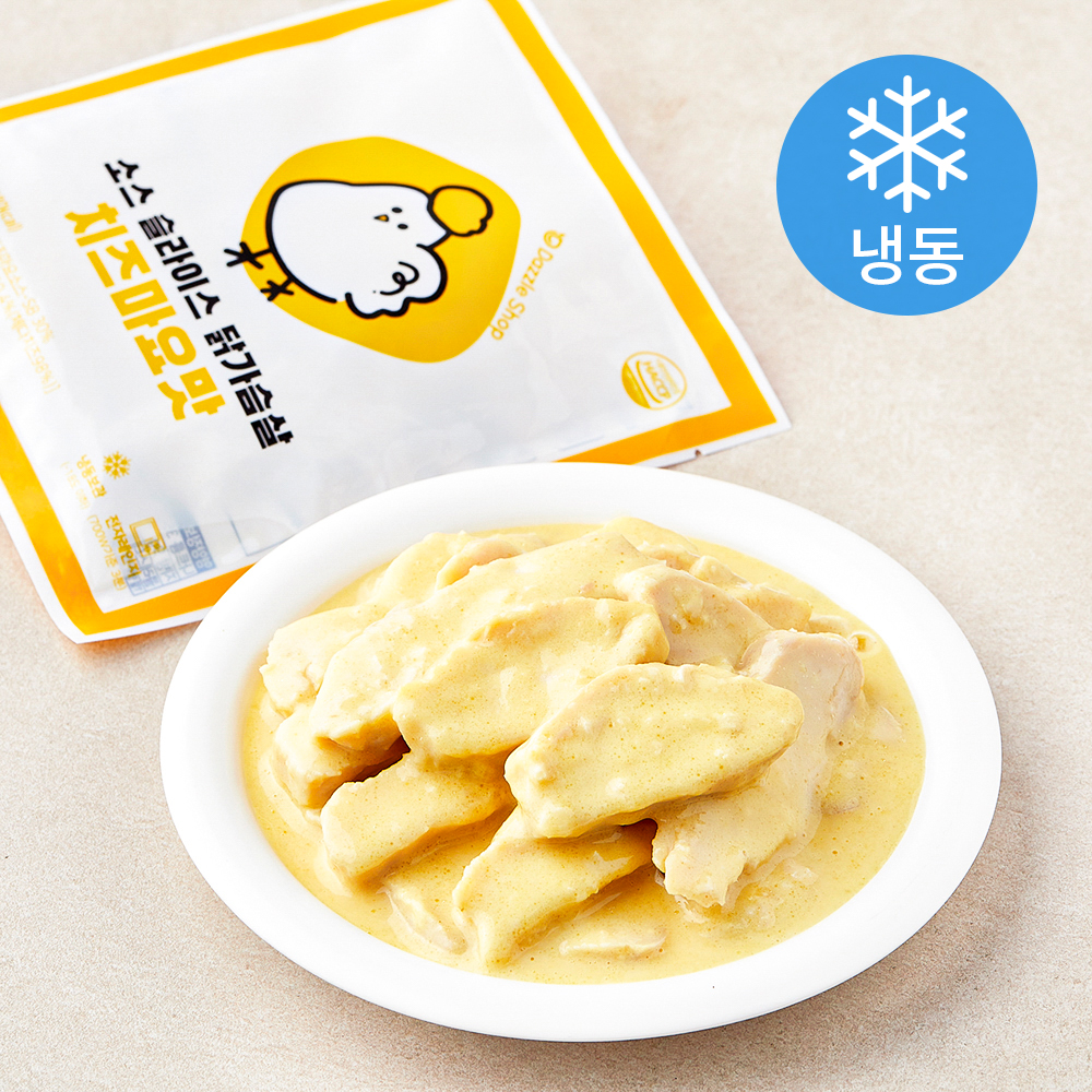 [로켓프레시] 다즐샵 소스 슬라이스 닭가슴살 치즈마요맛 (냉동), 100g, 1개입, 5개 12,470원