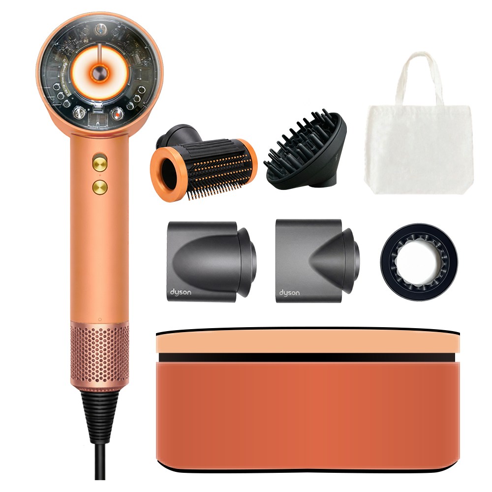[국내정품/AS가능] 다이슨 슈퍼소닉 뉴럴 헤어드라이어 (세라믹 아프리콧/토파즈) + 보관백 구성 495,000원