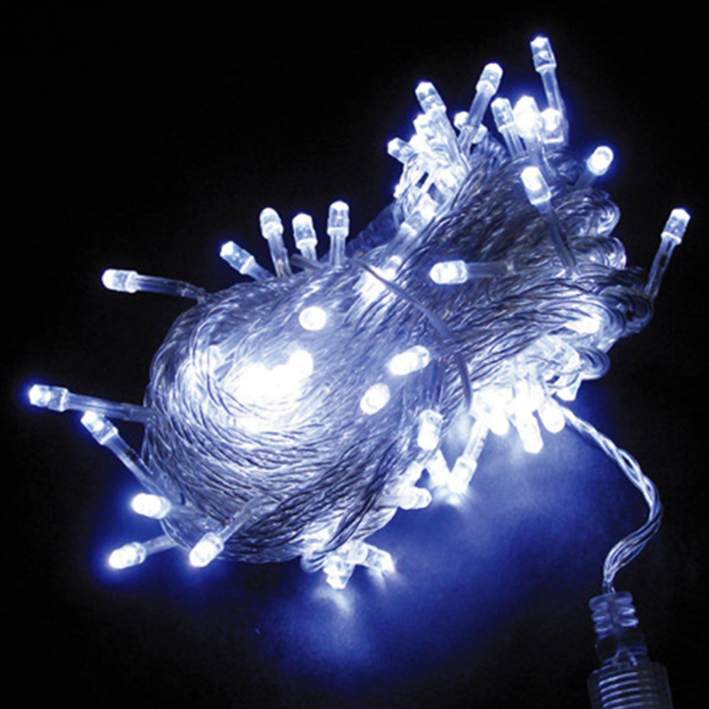 엘스토리몰 LED 은하수전구 9M 96구 4개 + 점멸기 1개 크리스마스 트리 조명 전구, 투명선 백색 4개 + 점멸기 1개, 1개 29,500원