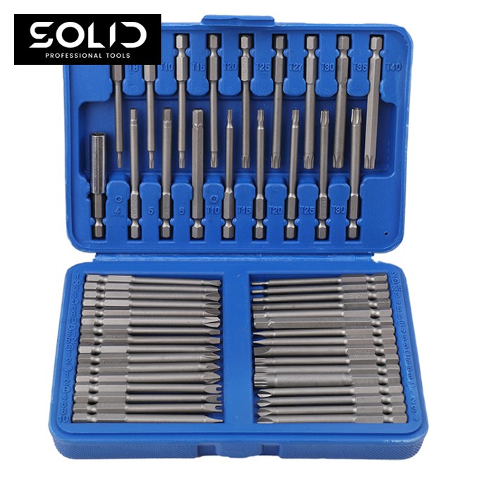솔리드 전동 롱 드릴비트 세트 50P 임팩 별 육각 고강도, 1개 11,700원