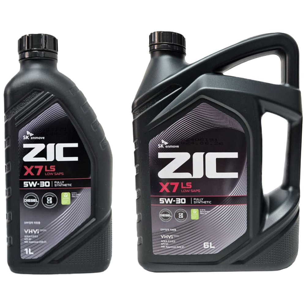 (투제이몰) 지크 ZIC X7 LS 5W30 엔진오일 6L 1개 + 1L 1개 구성 가솔린 디젤, 6L 60,000원