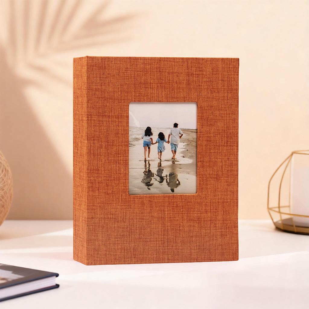 바나르코 결혼 생일 여행 기념 사진 앨범 포토북 미니앨범 160포켓, 20매, 브라운 17,400원