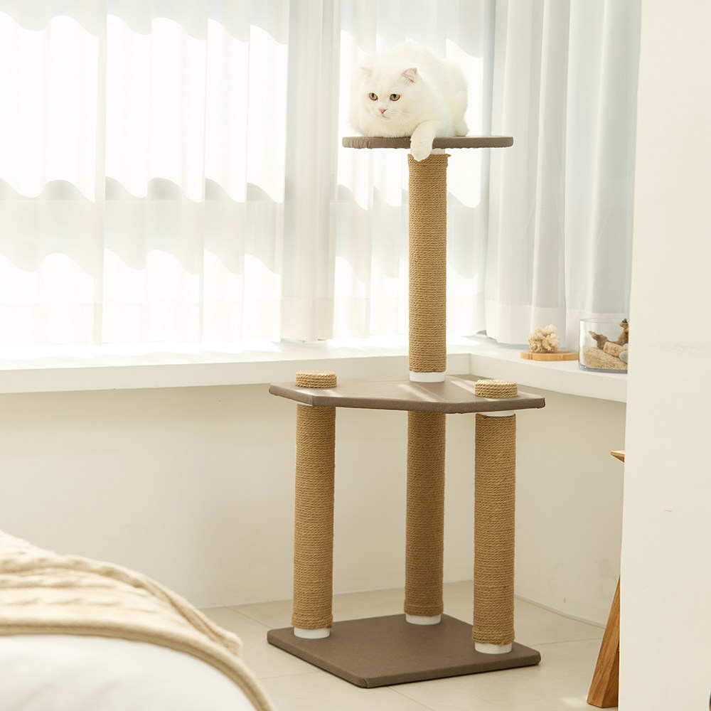 펫토리아 고양이 한층뚝딱 방수원단 3단 코너형 방수 캣타워 70,850원
