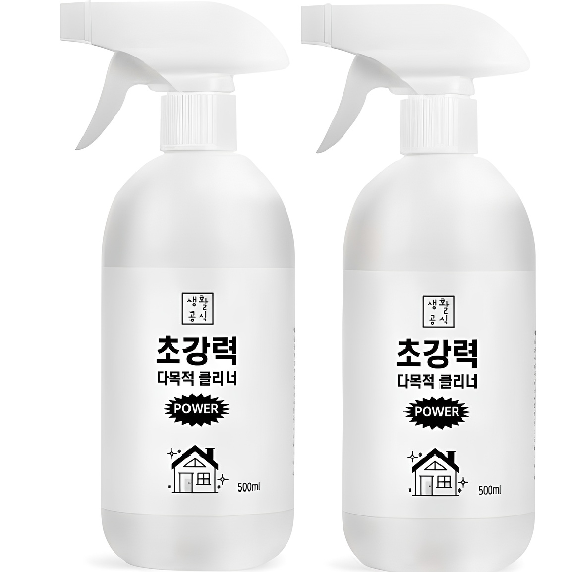 생활공식 초강력 다목적 클리너, 500ml, 2개, 현재가 19,800원