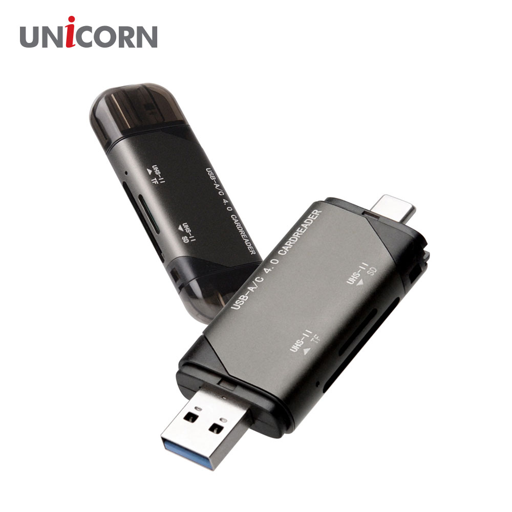 유니콘 UHS-II 지원  SD/TF4.0  4in 1 초고속 멀티카드리더기 A/C타입 XC-4000M 17,900원