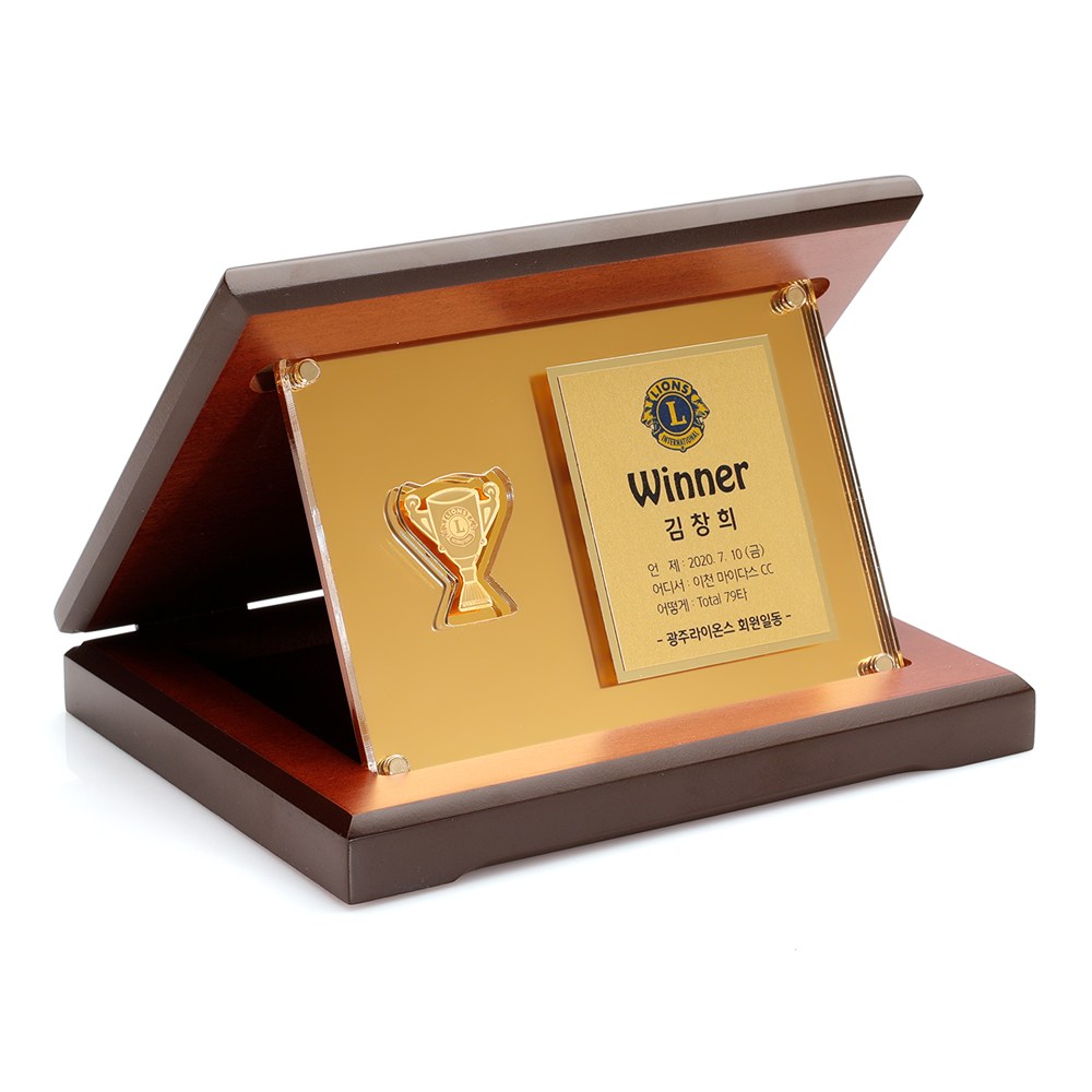 주렁주렁 24K 순금 트로피 각인상패 이글패 싱글패 JRW-061 2,391,000원