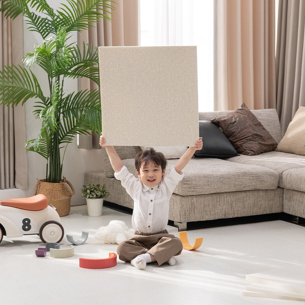 이리로 붙이는 매직 퍼즐매트 거실 층간소음 유아 어린이 안전인증 매트, 4개, 샌드 베이지 48,000원