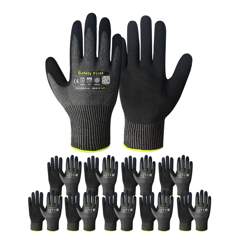 가드원 파워컷 니트릴 논슬립 베임방지 코팅장갑 10켤레, 10개, (SIR-09)N형/L 166,990원