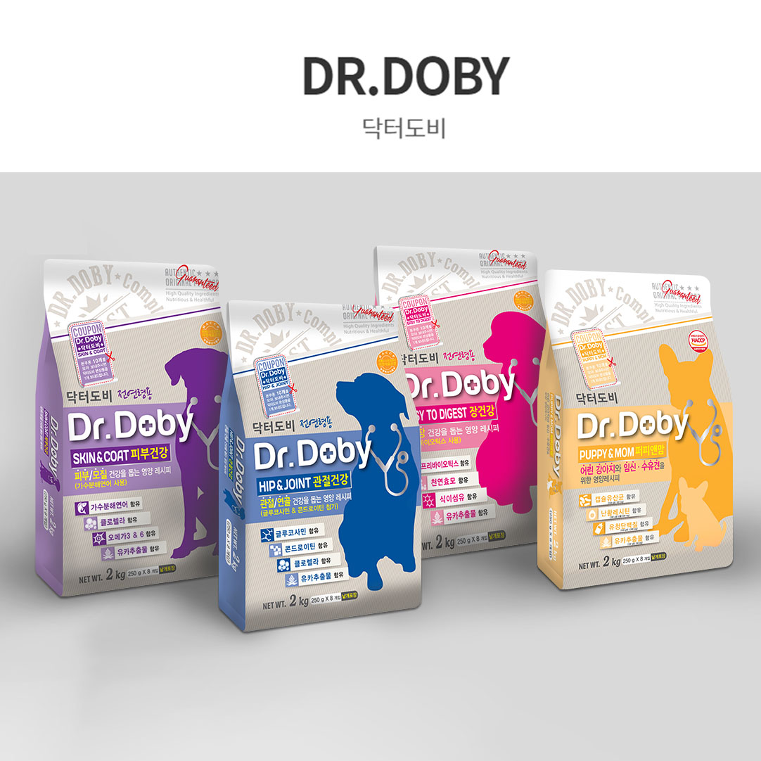 (국산/낱개포장) 닥터도비 건식 사료 2kg 5kg 강아지보양식 개 반려견 애견 관절사료 15,880원